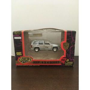 Road Champs 1995 Jeep Grand Cherokee Silver SUV 4x4 Series Original Box